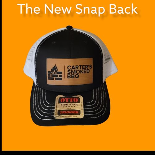 Customer photo review of [6 Pack] 112 Style Leather Patch Trucker Hats - Rectangle Patch