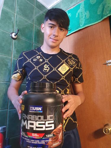 Customer photo review of USN Anabolic Mass Ganador de Masa 6 Lb