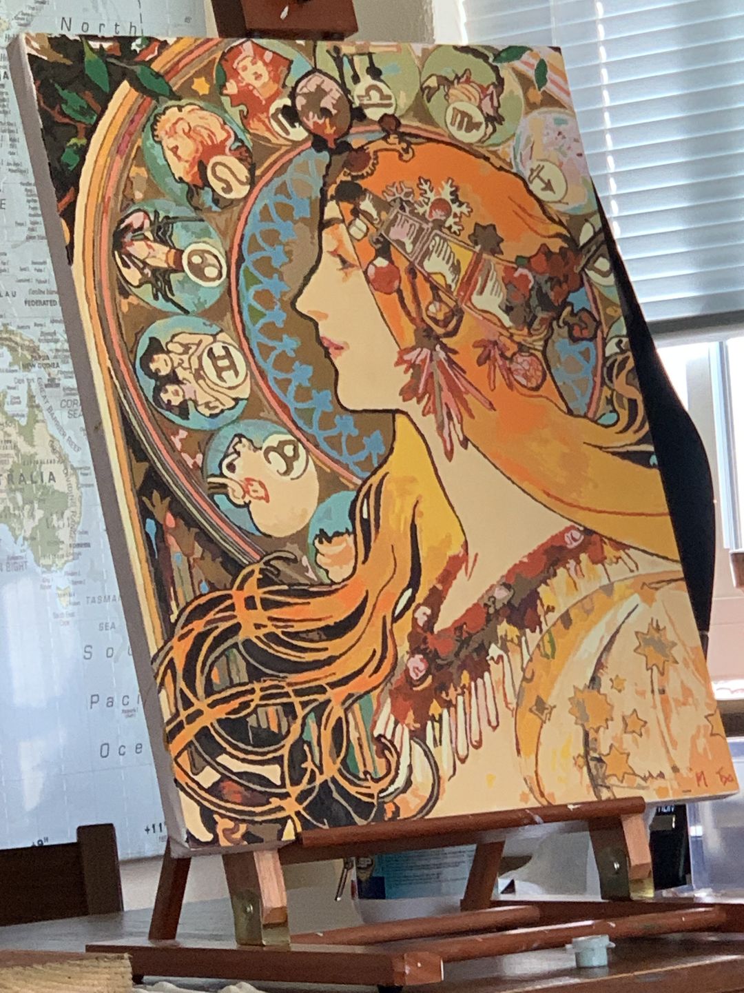 Customer photo review of Zodiac (1896) - Paint by Numbers