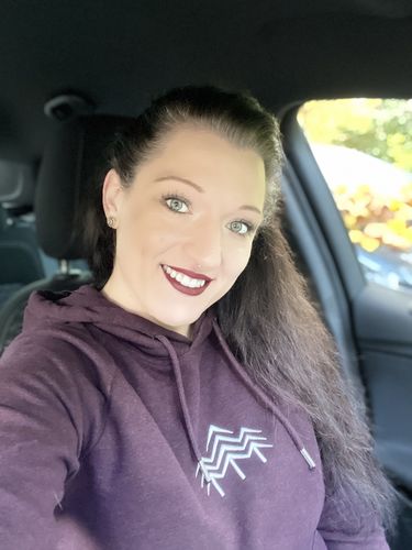 Customer photo review of Damen Baum Hoodie Stick - Traube meliert (🌲 )