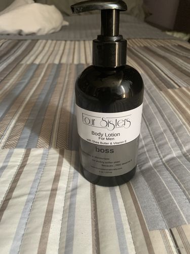 Customer photo review of Men's Body Lotion