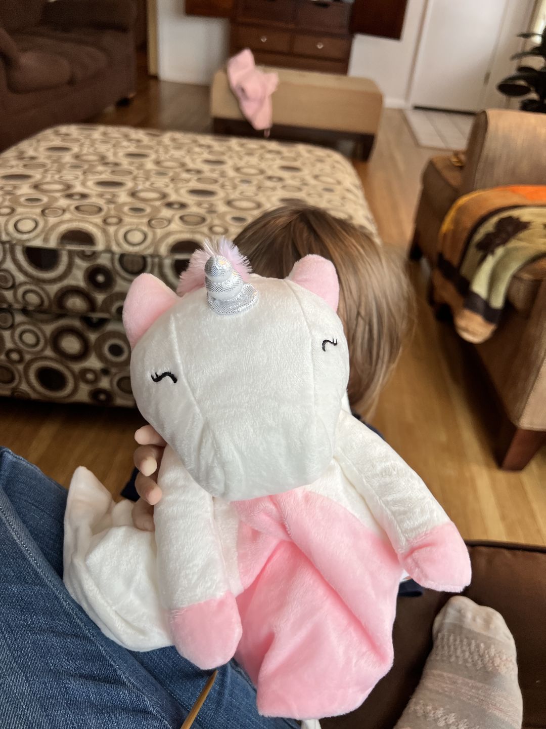 Customer photo review of Maisie the Unicorn