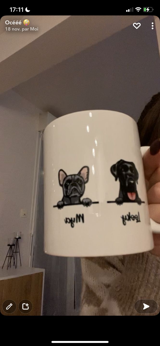 Customer photo review of Mon préféré - Mug personnalisé