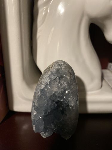 Customer photo review of Mini Celestite Freeforms (Choose your fav! 💎)