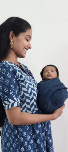 Customer photo review of Indigo Dabu Print Maxi