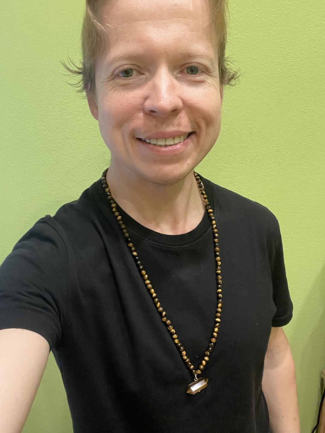 Customer photo review of Self Reflection Journaling Ritual Set with Tiger Eye Grounding Necklace