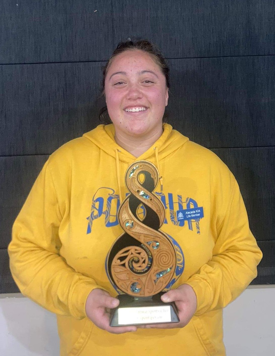 Customer photo review of Maori Friendship or Love Twist Trophy