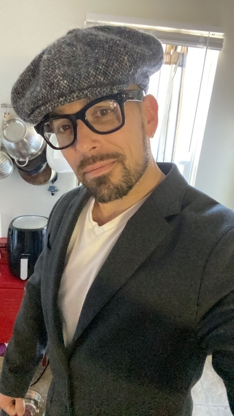 Customer photo review of Eight Piece Cap Patchwork Tweed
