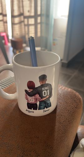 Customer photo review of Couple (homme et femme) - Mug personnalisée
