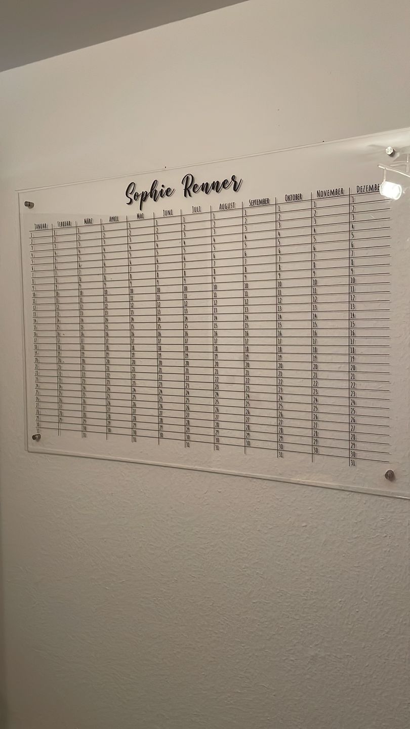 Customer photo review of Jahreskalender