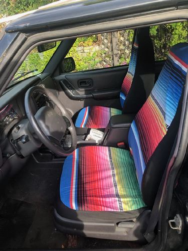 Customer photo review of Ethnic Mexican Serape Pattern Print Universal Fit Car Seat Covers