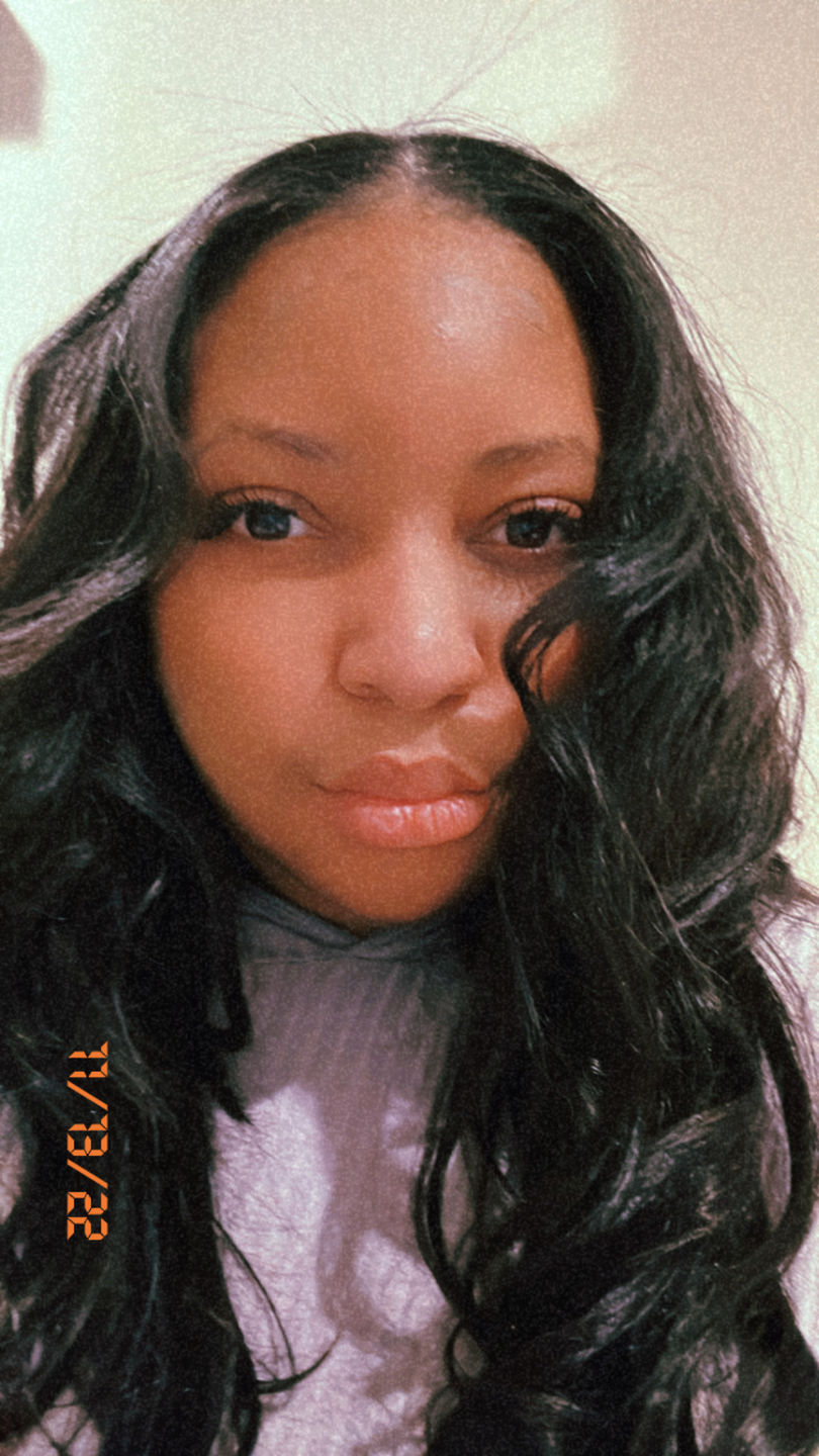 Customer photo review of Body Wave Tape In Hair Extension