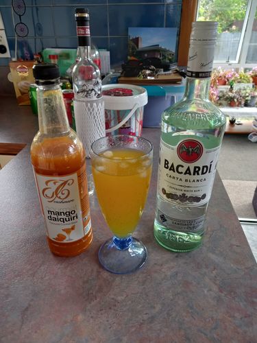 Customer photo review of Mango Daiquiri Cocktail Mix