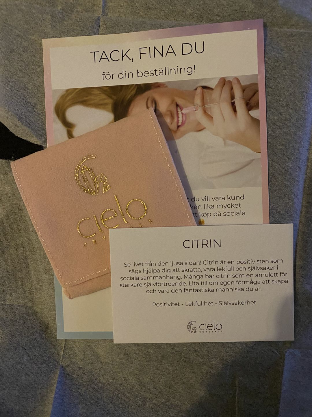 Customer photo review of Berlock November Citrin Silver