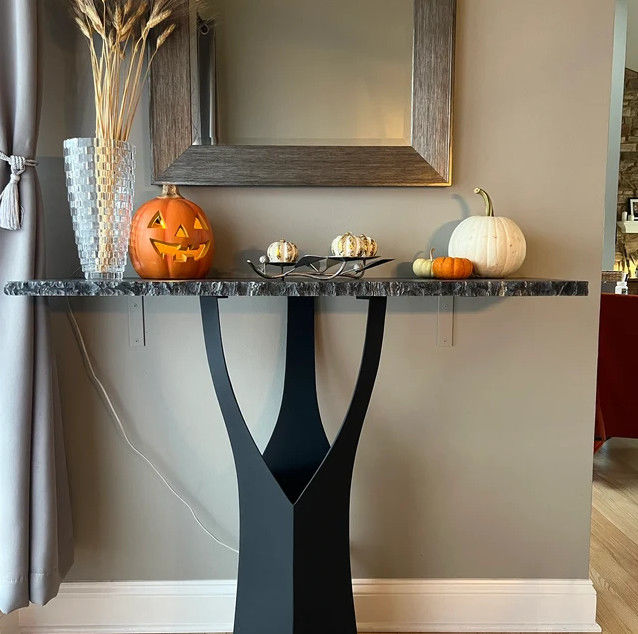 Customer photo review of Metal Counter Table Legs - 608 Namu - 36H inch - (ONLY 1 BASE) - Flowyline