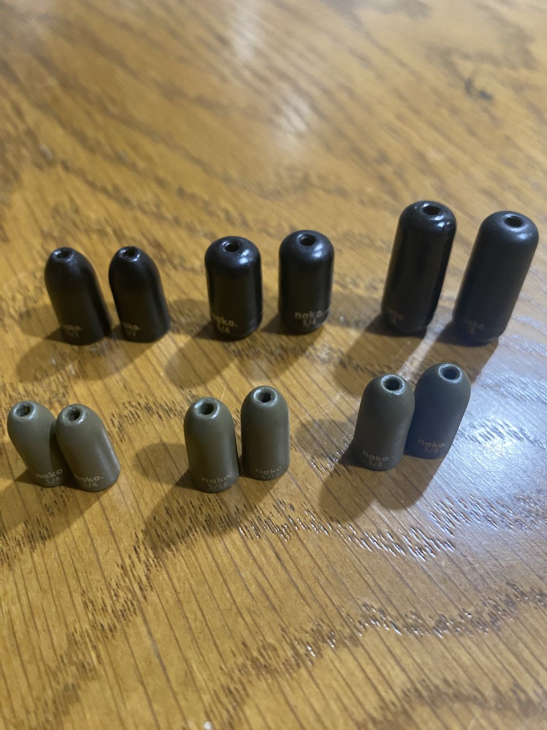 Customer photo review of 97% Purity Tungsten Barrel Weights | Carolina Weights | Bulk Pack