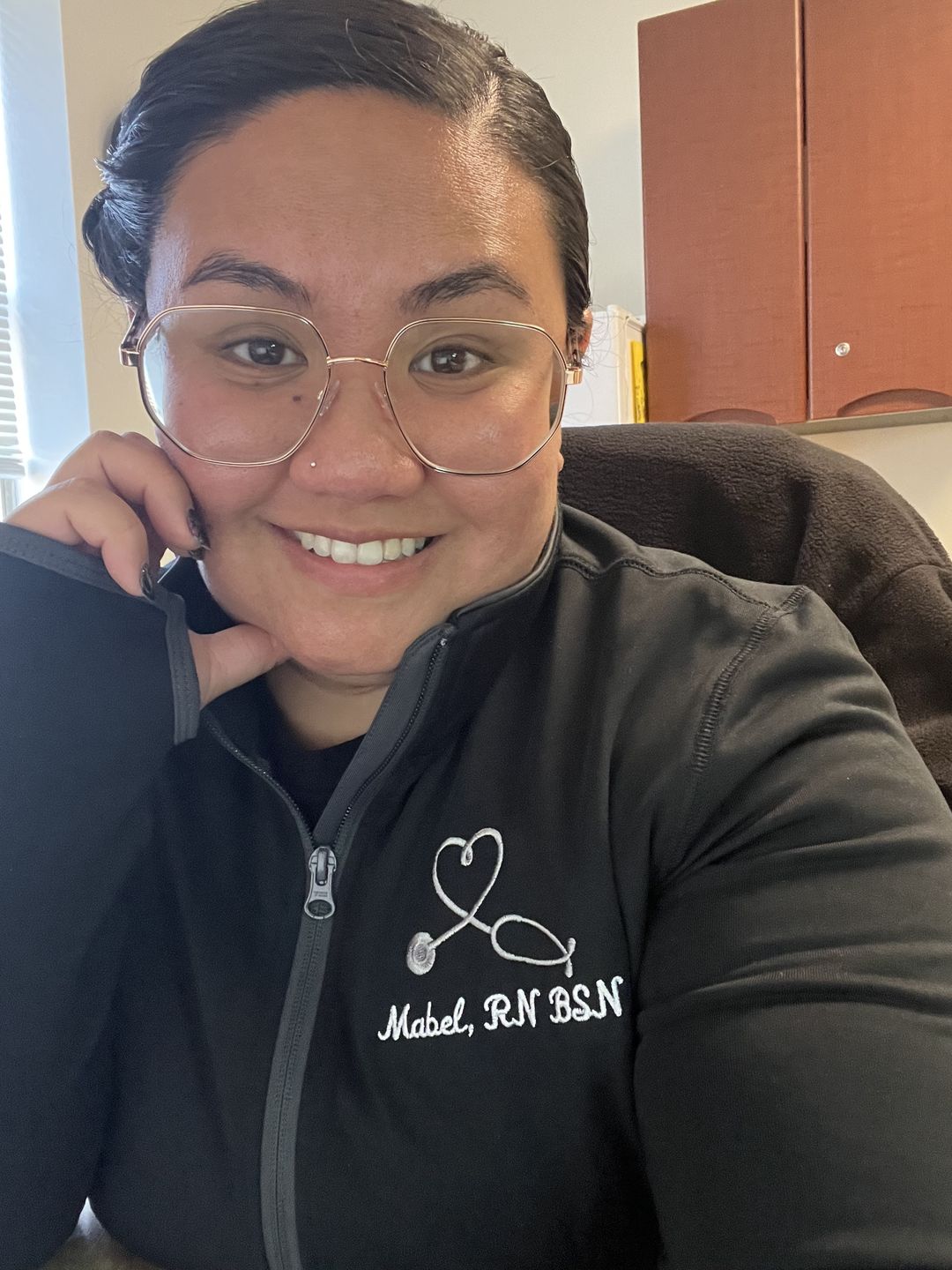 Customer photo review of SALE | LST853 Ladies Sport-Wick® Stretch Contrast Full-Zip Jacket