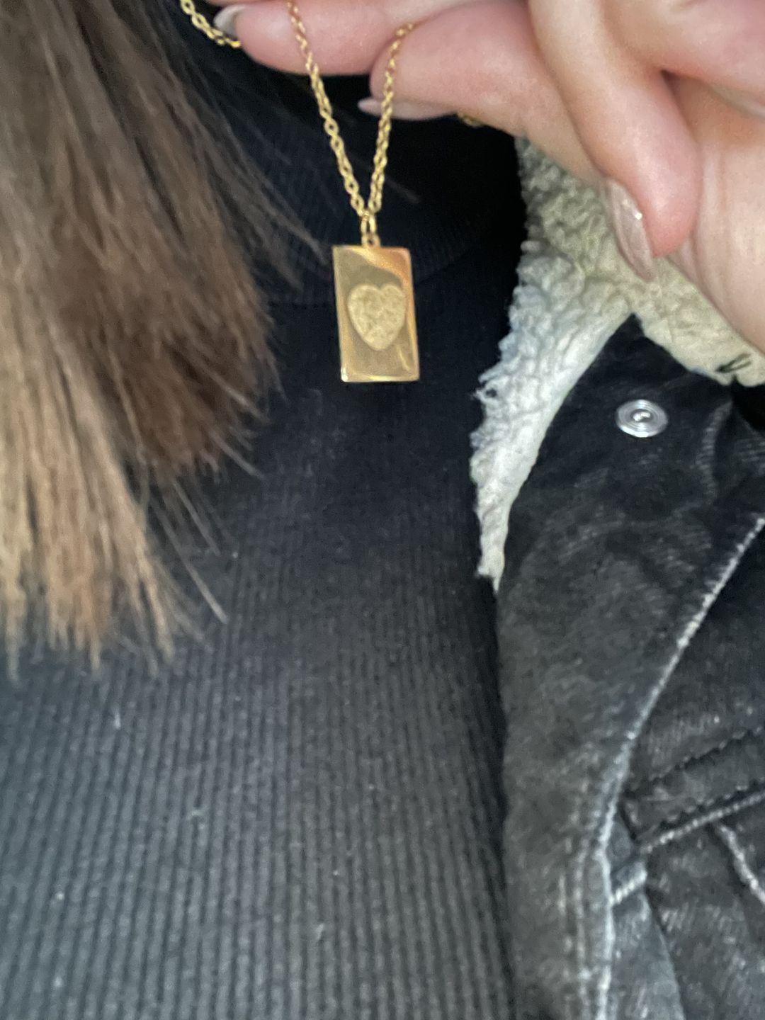 Customer photo review of Plain | Halskette + Gravur