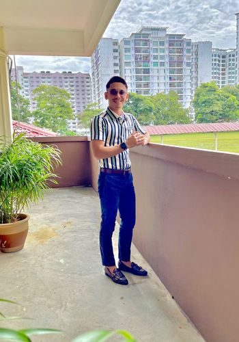 Customer photo review of Belgian Loafer - Dark Brown Croco Double Monk Strap (Hand Painted Patina)