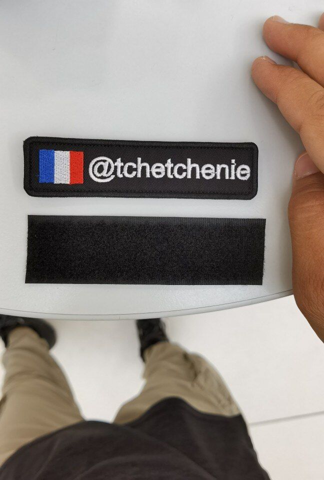 Customer photo review of Pacth militaire personnalisé