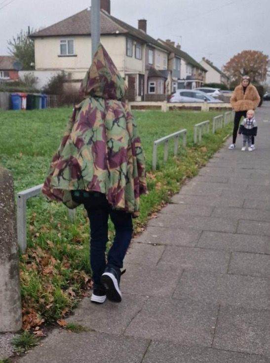 Customer photo review of Water Resistant Camouflage Ripstop Fabric