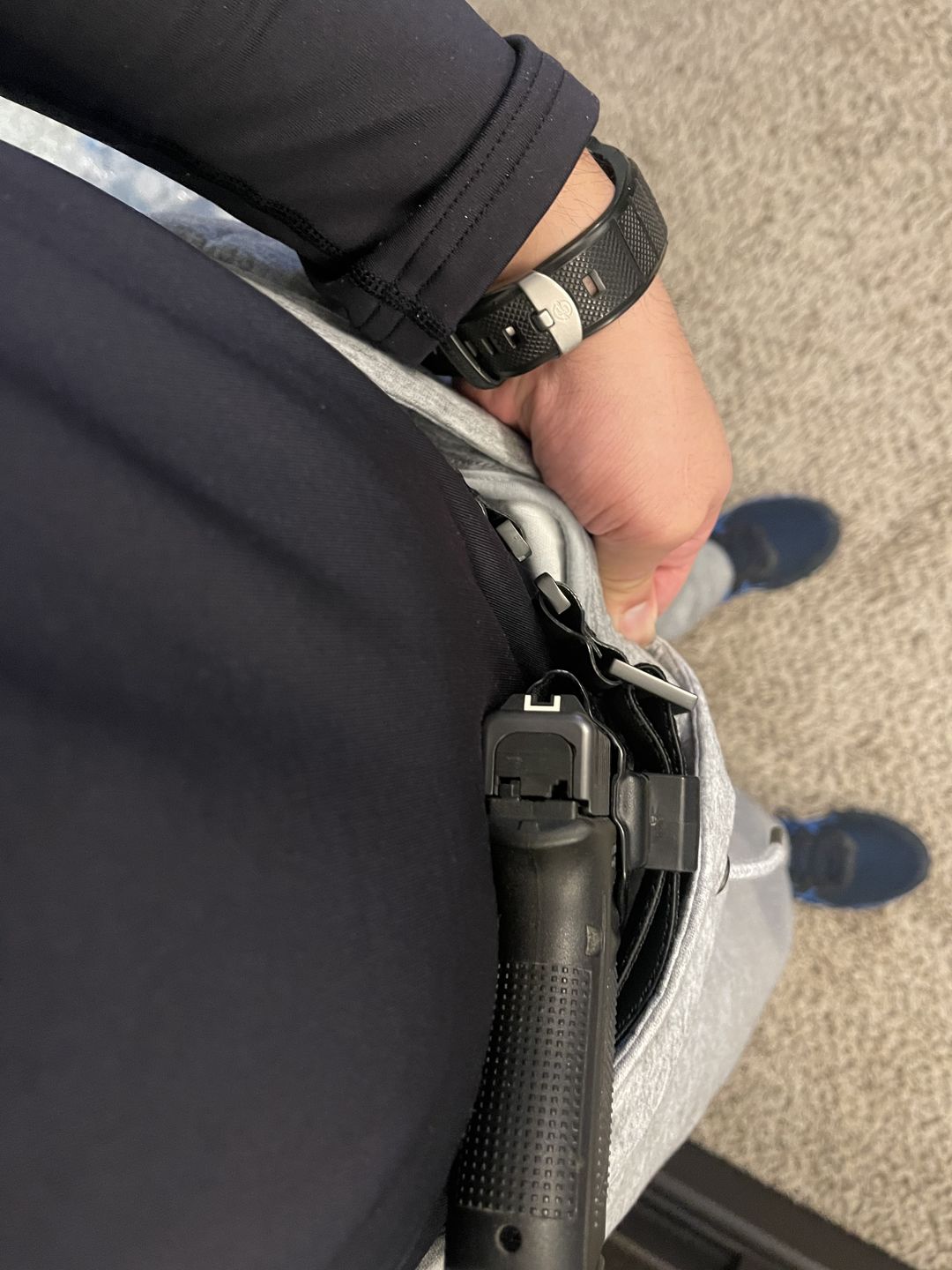 Customer photo review of OmniCarry Retention Belt - [BUNDLE AND SAVE]