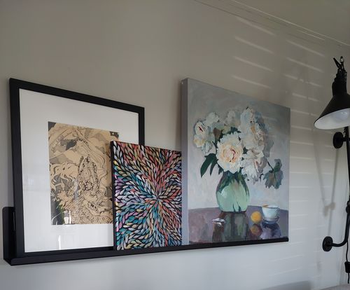 Customer photo review of FOLD Display Ledge 1200