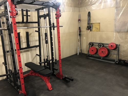 Customer photo review of Major Fitness SML07 All-In-One Home Gym Smith Machine