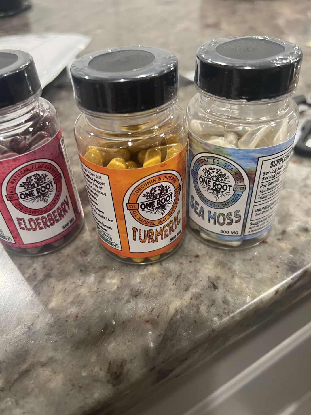 Customer photo review of Turmeric Capsules: 60ct