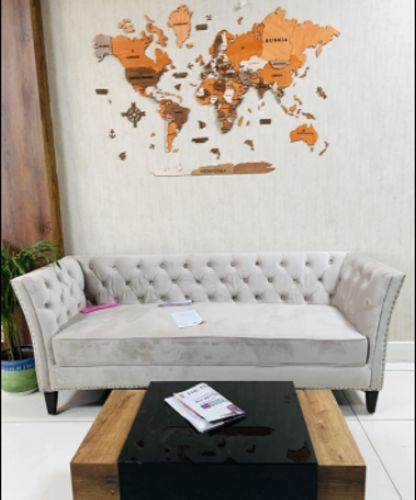 Customer photo review of 3D Wooden World Map Multicolor