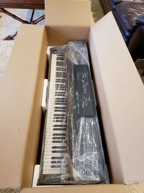 Customer photo review of Donner DDP-100 Piano numérique 88 touches lestées