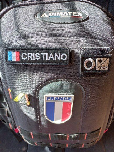 Customer photo review of Pacth militaire personnalisé