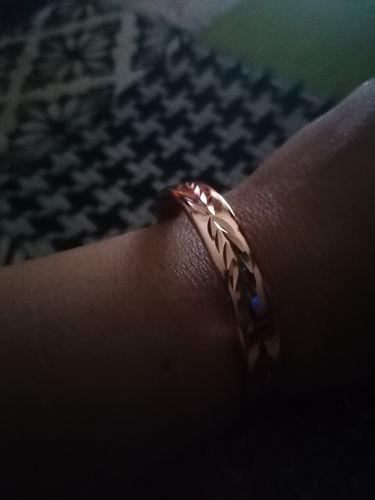 Customer photo review of Bracelet Cuivre  Aztèque Magnétique
