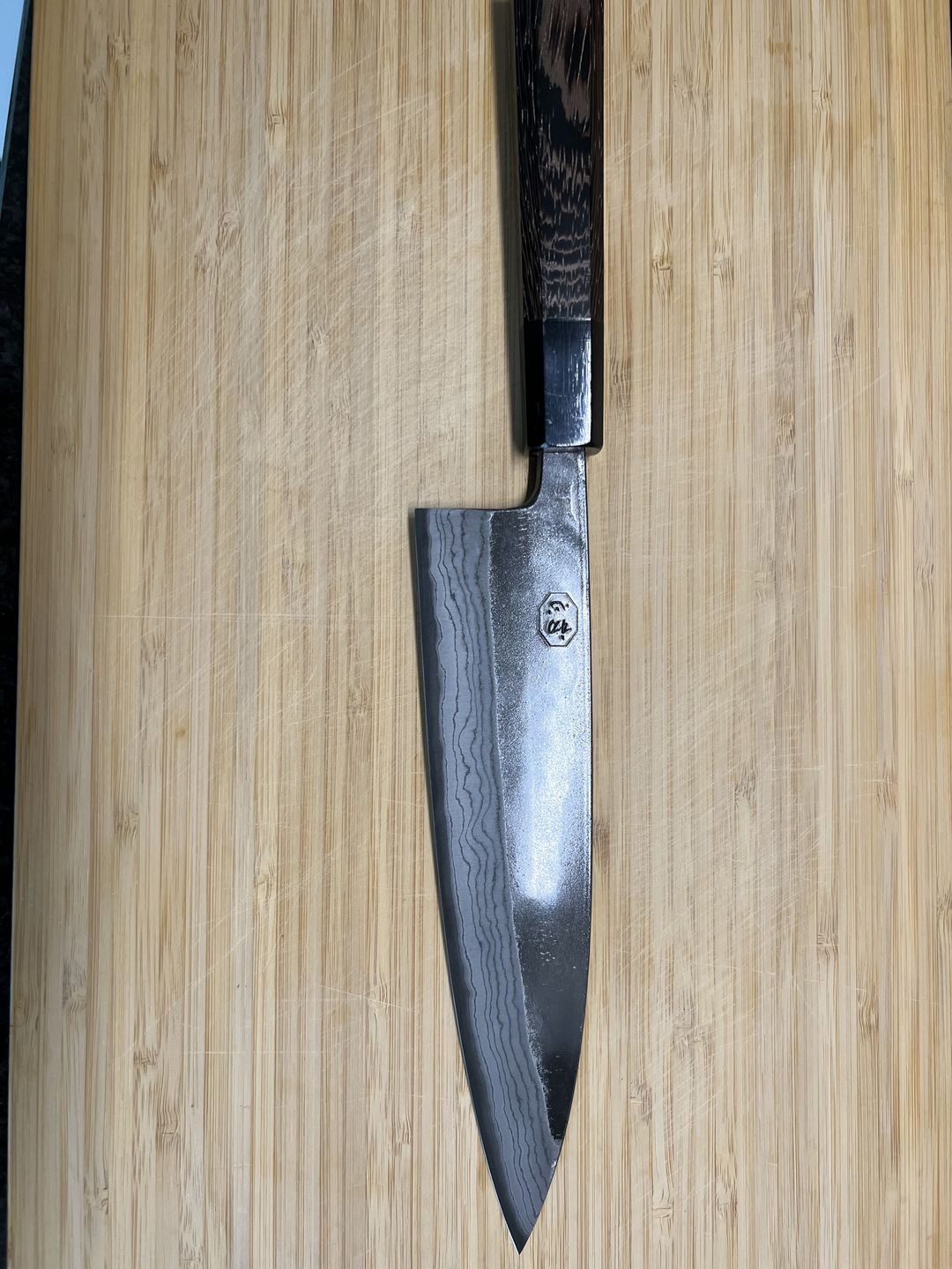 Customer photo review of Hatsukokoro Kurouchi Gyuto 210mm