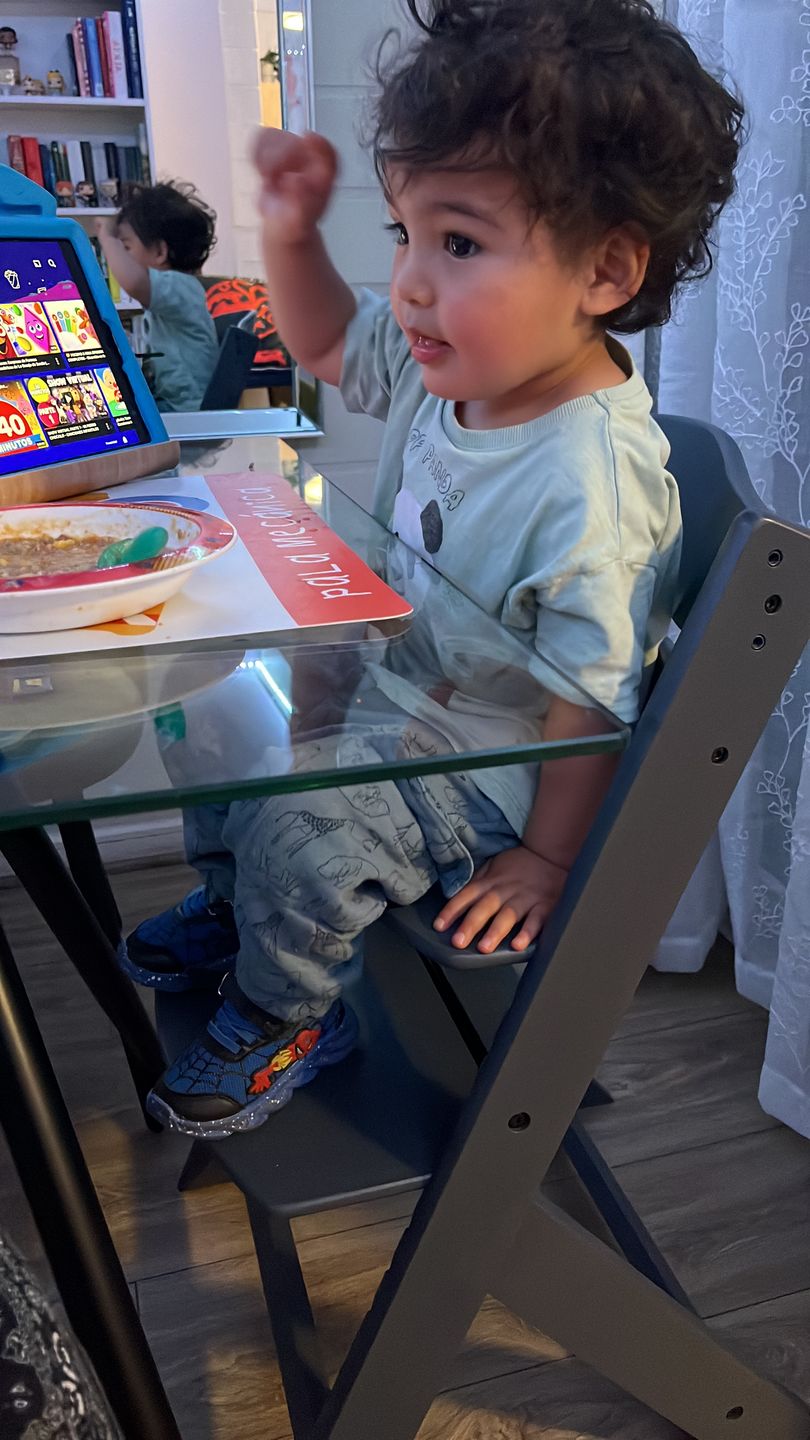 Customer photo review of Silla de comer evolutiva Enock Kinderkraft