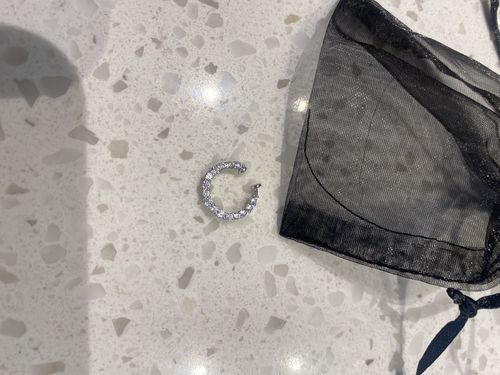 Customer photo review of Non-Pierced Nose Ring