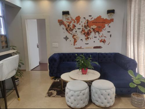 Customer photo review of 3D Wooden World Map Multicolor