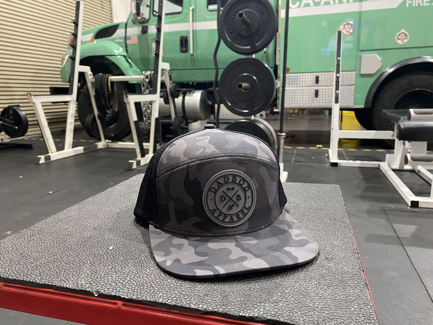 Customer photo review of Premium Active 6-Panel Logo Hat (Multicam Black)