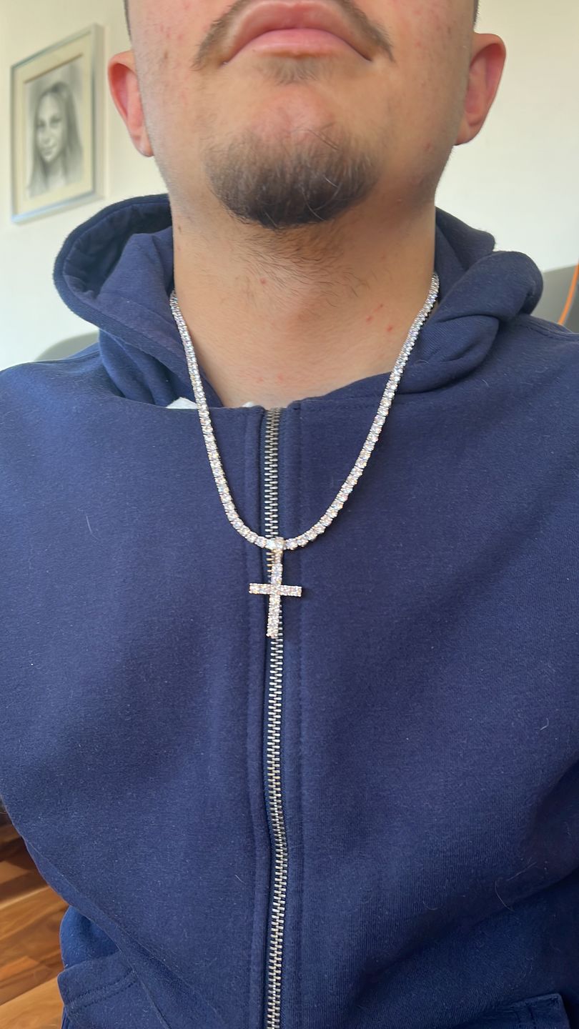 Customer photo review of ICE BREAKER. - 4MM WHITE GOLD
