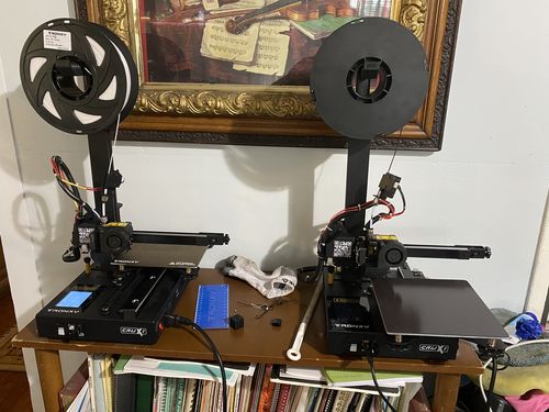 Customer photo review of CRUX 1 PEI Mini 3D printer 180*180*180mm Fast Assembly Direct Drive Portable Desktop 3D Printer