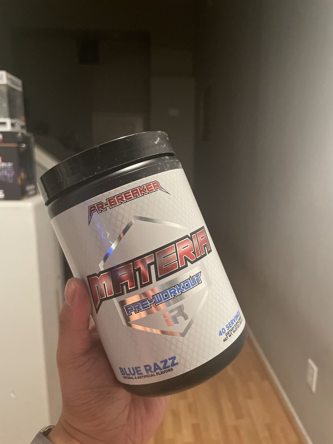 Customer photo review of MATERIA Pre-Workout V2.0 (Black Friday Sale)