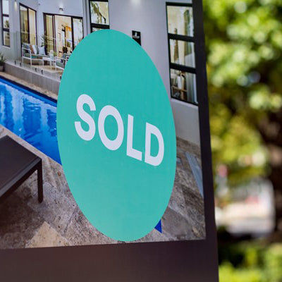 Customer photo review of Sold Sticker (Round) - Harcourts