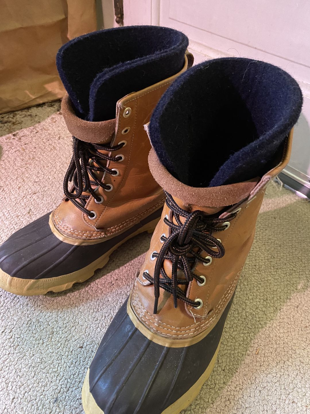 Customer photo review of Wool Felt Replacement Boot Liners (826 BB)