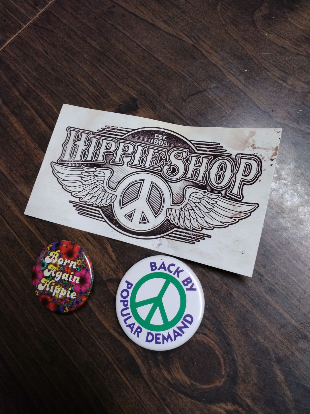 Customer photo review of Back By Popular Demand Button