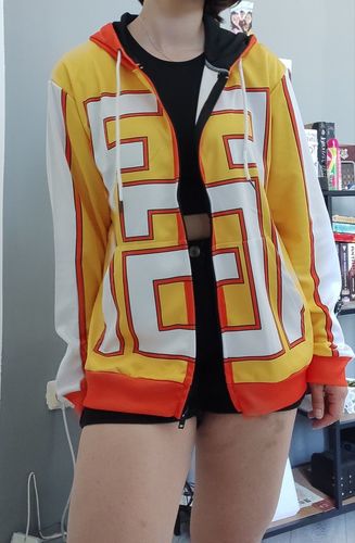 Customer photo review of Dragon Ball Ugly Christmas Sweater Vegeta