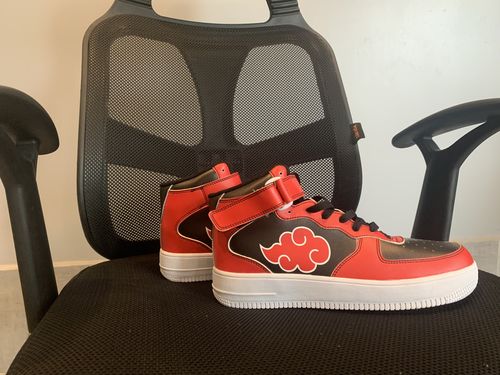 Customer photo review of Naruto x Sasuke Anime Shoes Boot Sneakers
