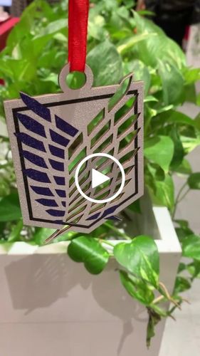 Customer video review of Attack On Titan Christmas Ornament
