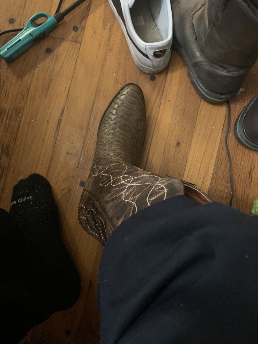 Customer photo review of Men's Manning Python Western Boots