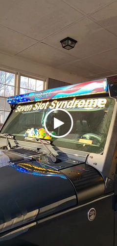 Customer video review of Complete Light Bar Kit - Dual Row 52 LED LIGHT BAR + Cover + Flag Insert