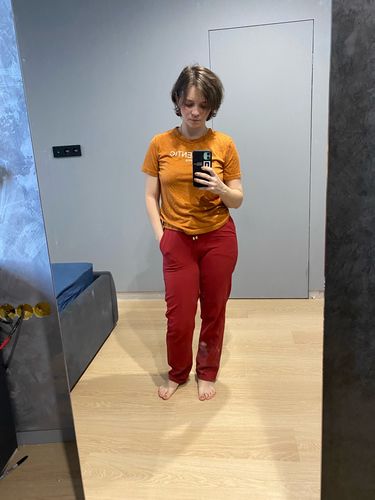 Customer photo review of Drawstring Loose Wide-Leg Pocket Pants